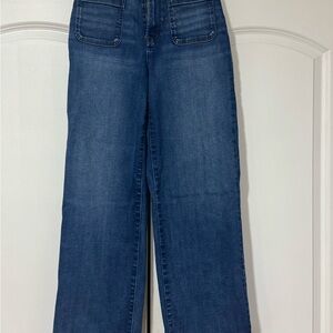 Madewell Dark Blue Flare Jeans